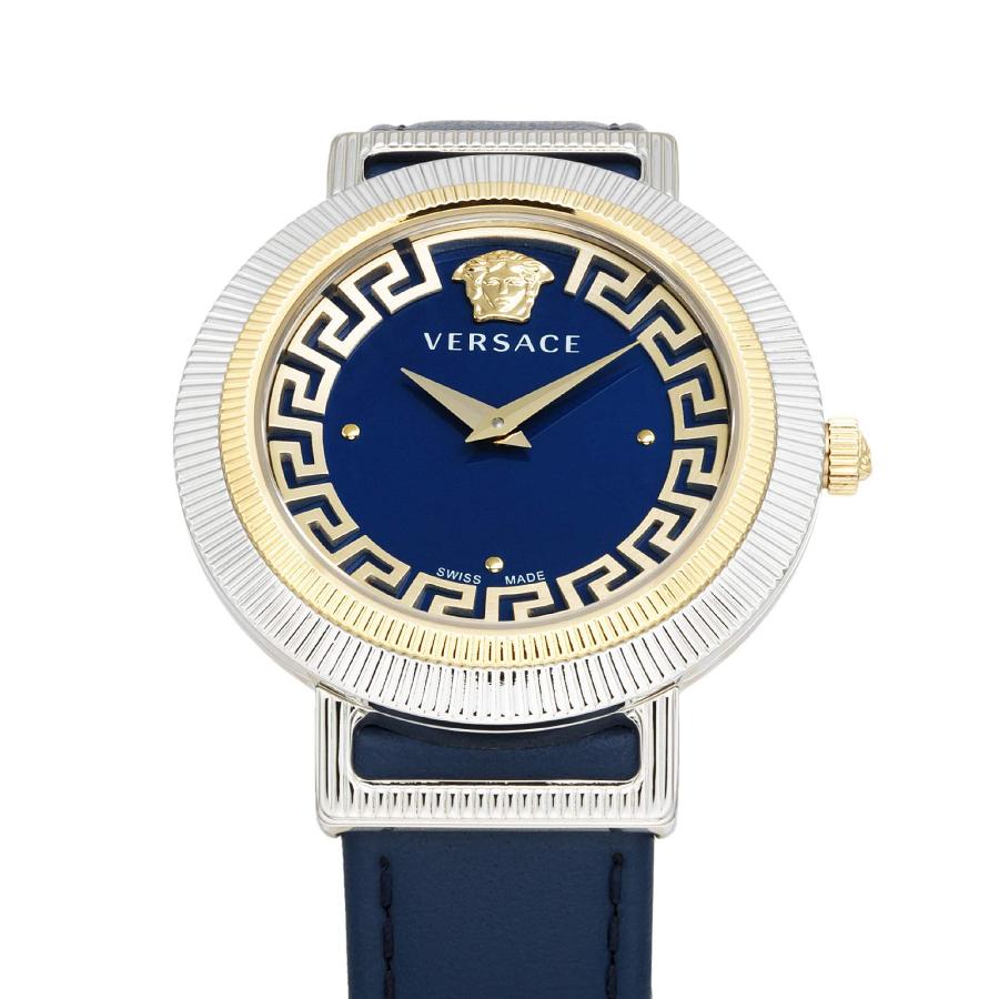【当店限定】 ヴェルサーチェ ヴェルサーチ VERSACE レディース 時計 GRECA CHIC グレカ シック ブルー VE3D00122 爆買の画像