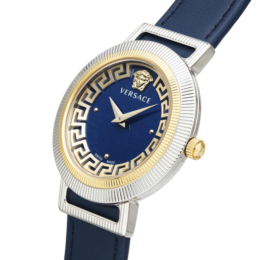 【当店限定】 ヴェルサーチェ ヴェルサーチ VERSACE レディース 時計 GRECA CHIC グレカ シック ブルー VE3D00122 爆買の画像