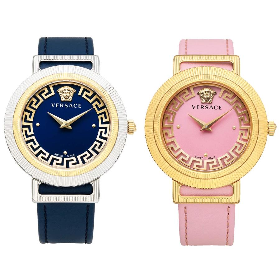 【当店限定】 ヴェルサーチェ ヴェルサーチ VERSACE レディース 時計 GRECA CHIC グレカ シック ブルー VE3D00122 爆買の画像