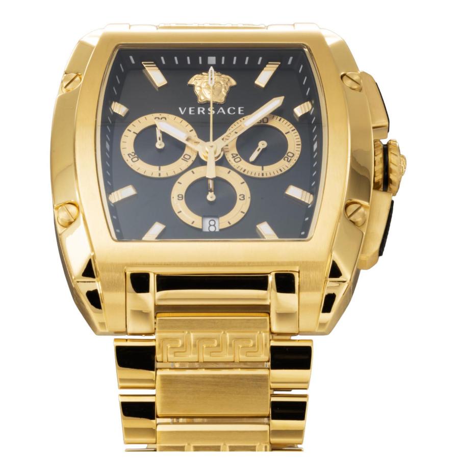 VERSACE ヴェルサーチェ DOMINUS クォーツ メンズ ブラック VE6H00523 腕時計 高級 爆買の画像