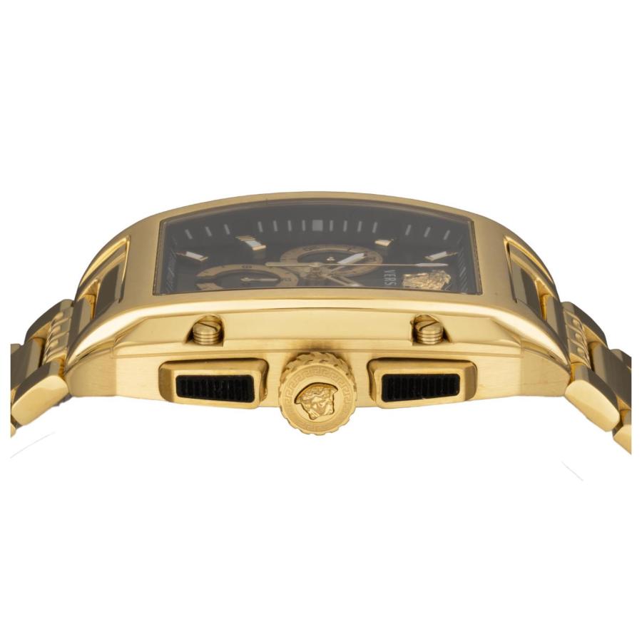 VERSACE ヴェルサーチェ DOMINUS クォーツ メンズ ブラック VE6H00523 腕時計 高級 爆買の画像