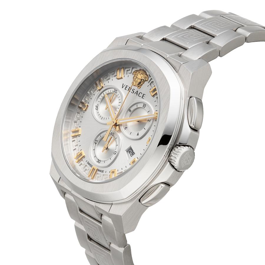 VERSACE ヴェルサーチェ Geo Chrono クォーツ メンズ シルバー VE7CA0623 時計 腕時計 高級腕時計 ブランド