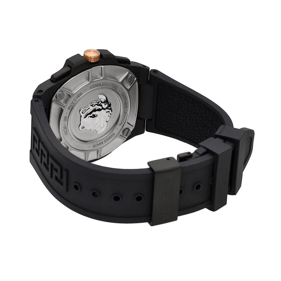 VERSACE ヴェルサーチェ GRECA EXTREME CHRONO クォーツ メンズ ブラック VE7H00323 時計 高級 爆買の画像
