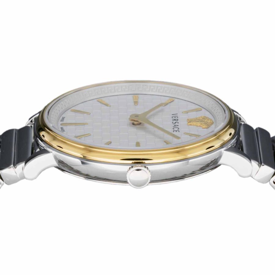 ヴェルサーチェ VERSACE レディース 時計 ブイエターナル V ETERNAL クォーツ シルバー VE8104922 爆買の画像