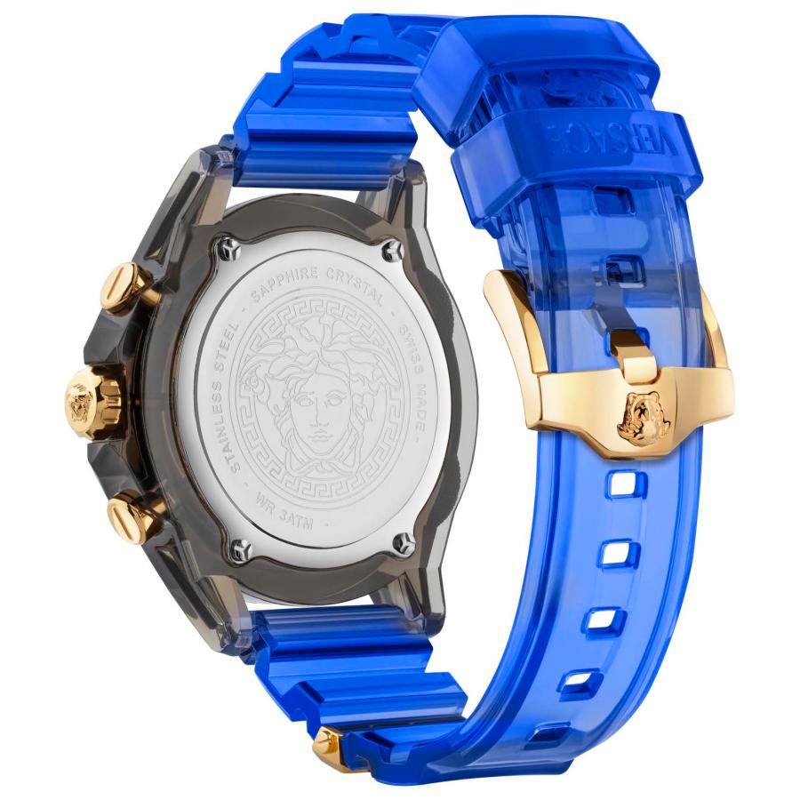 VERSACE ヴェルサーチェ ICON ACTIVE クォーツ メンズ ブラック VE8P00925 腕時計 高級 爆買の画像