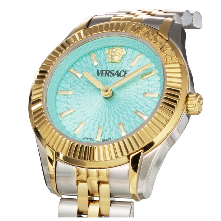 VERSACE ヴェルサーチェ GRECA TIME LADY クォーツ レディース ライトブルー VE9CA1025 腕時計 高級 爆買の画像