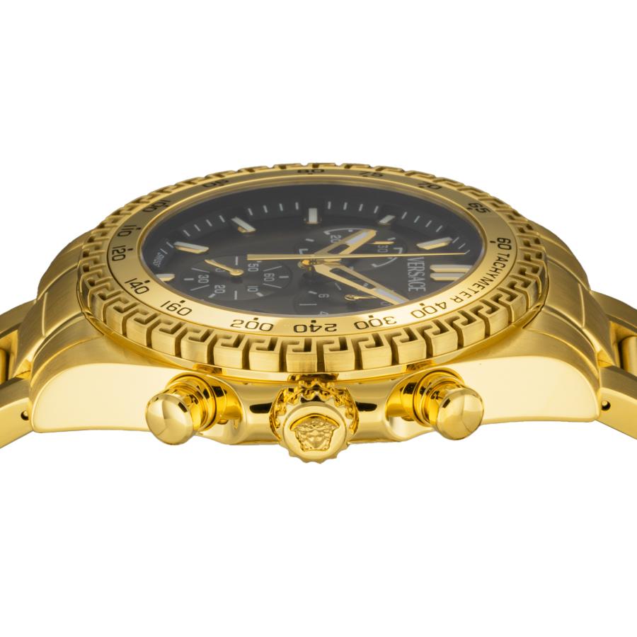 ほぼ新品　ヴェルサーチ　ヘレニウム　VE9K01124　ゴールド　腕時計 VERSACE（ヴェルサーチェ） HELLENYIUM クォーツ メンズ イエロー