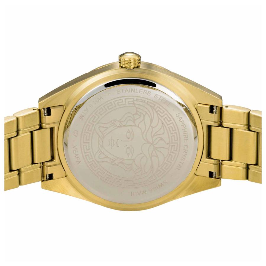 VERSACE ヴェルサーチェ V-CODE クォーツ メンズ ブラック VEAFA0724 時計 腕時計 高級腕時計 ブランドの画像