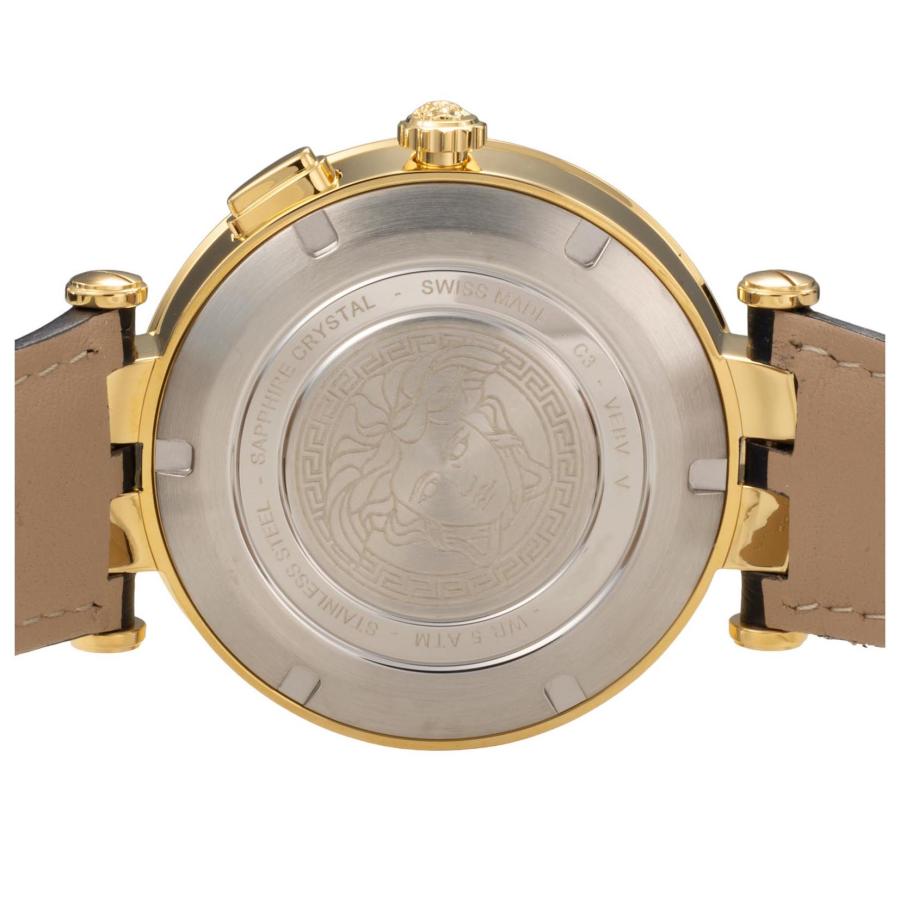 VERSACE ヴェルサーチェ DUAL TIME クォーツ メンズ ブルー VEBV00219 腕時計 高級 爆買の画像