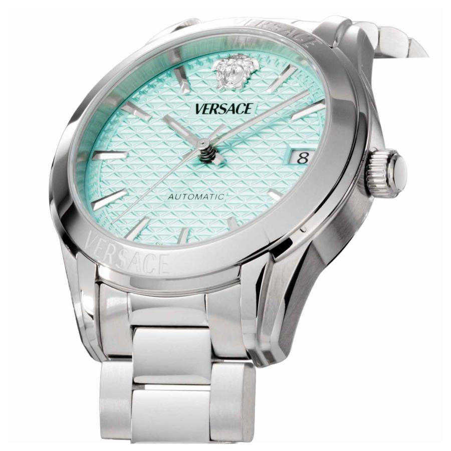 VERSACE ヴェルサーチェ GRECA CLASSIC 自動巻 レディース ライトブルー VESCA0324 時計 腕時計 高級腕時計 ブランドの画像
