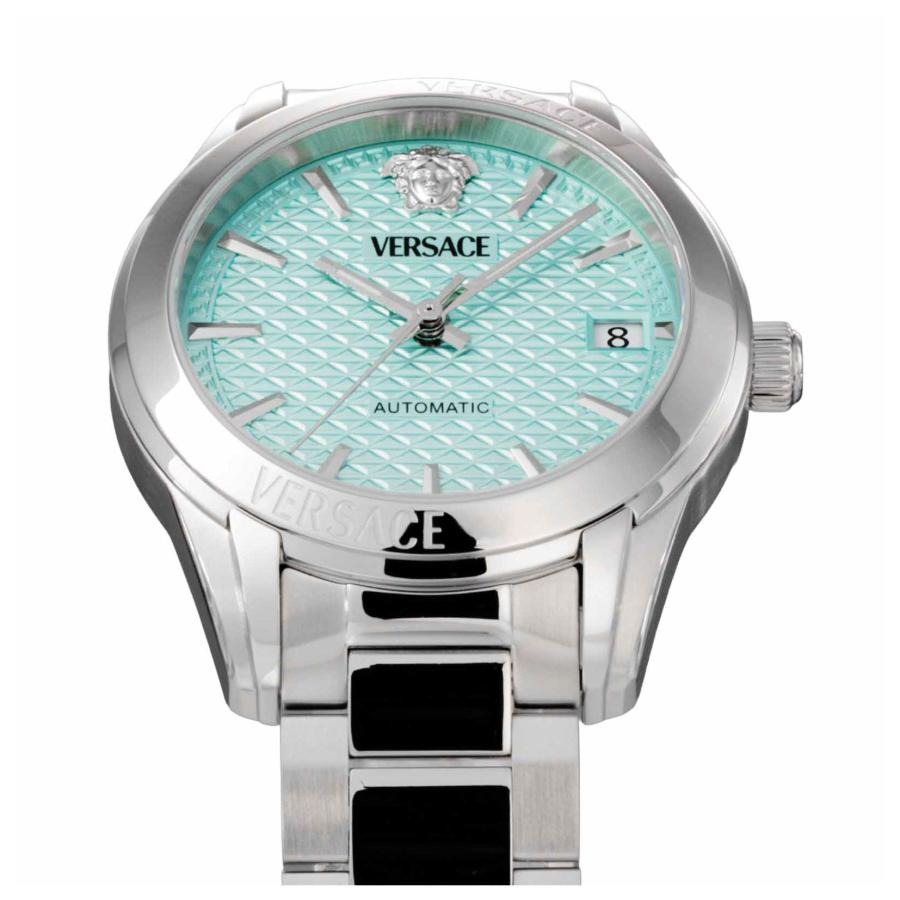 VERSACE ヴェルサーチェ GRECA CLASSIC 自動巻 レディース ライトブルー VESCA0324 時計 腕時計 高級腕時計 ブランドの画像