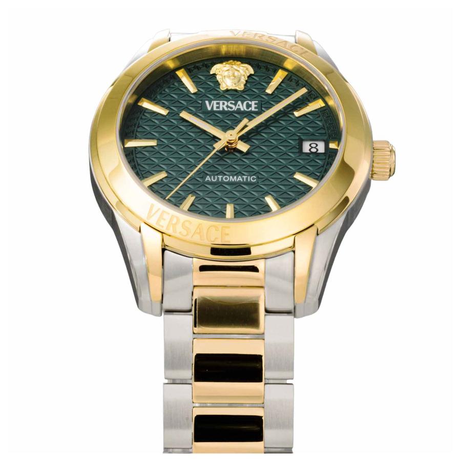 VERSACE ヴェルサーチェ GRECA CLASSIC 自動巻 レディース グリーン VESCA0524 時計 腕時計 高級腕時計 ブランドの画像