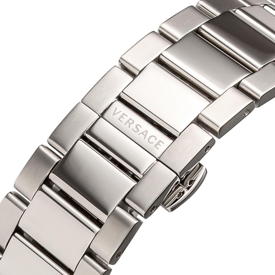ヴェルサーチェ ヴェルサーチ VERSACE メンズ 時計 SPORTY GRECA スポーティー グレカ クォーツ ブラック VESO01223 時計 爆買の画像