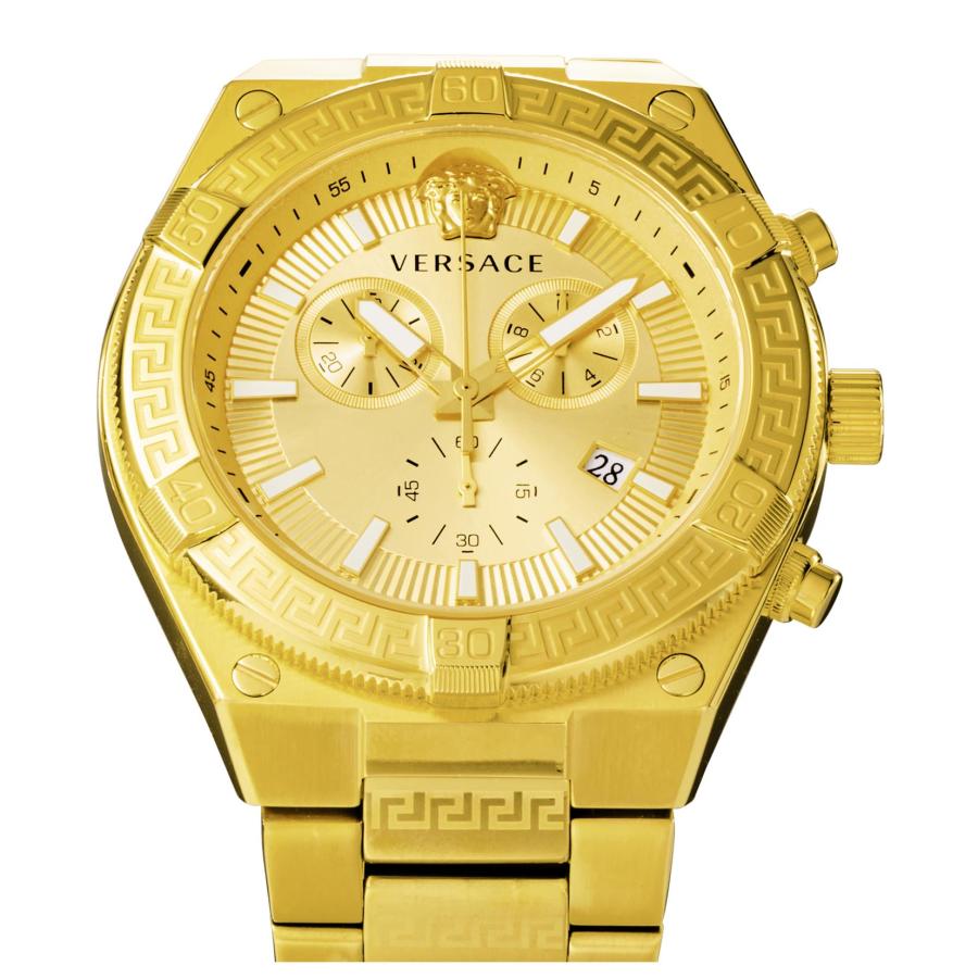 VERSACE（ヴェルサーチェ） SPORTY GRECA クォーツ メンズ ゴールド