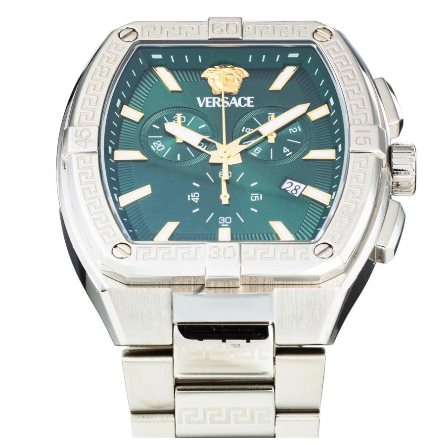 VERSACE ヴェルサーチェ SPORTY TonEAU GRECA クォーツ メンズ グリーン VESP01025 時計 腕時計 高級 爆買の画像