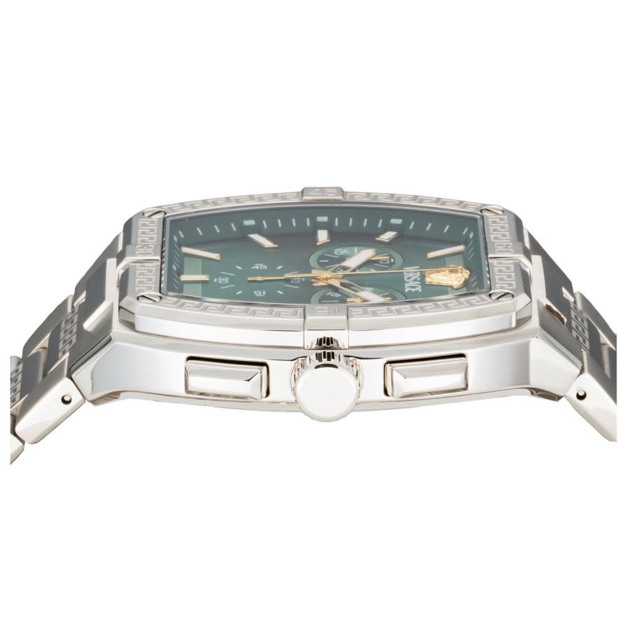 VERSACE ヴェルサーチェ SPORTY TonEAU GRECA クォーツ メンズ グリーン VESP01025 時計 腕時計 高級 爆買の画像