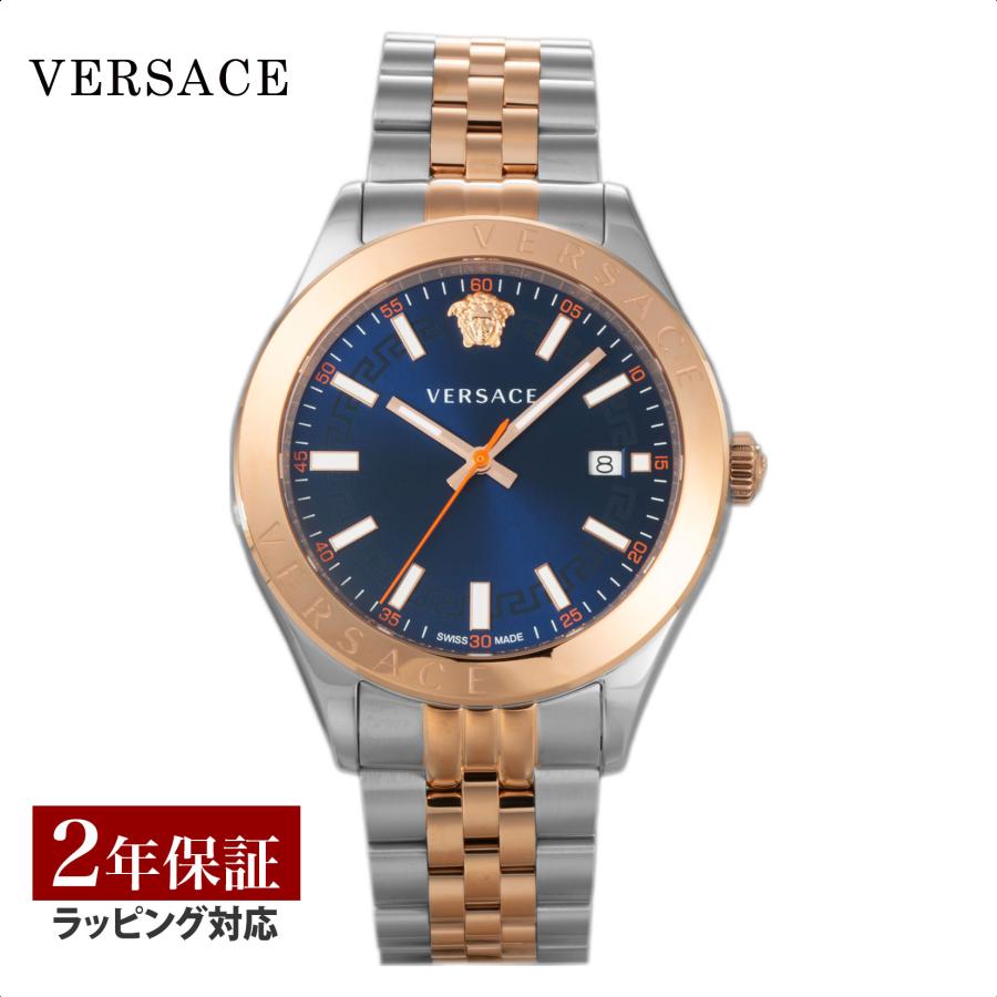 VERSACE ヴェルサーチェ HELLENYIUM クォーツ メンズ ブルー