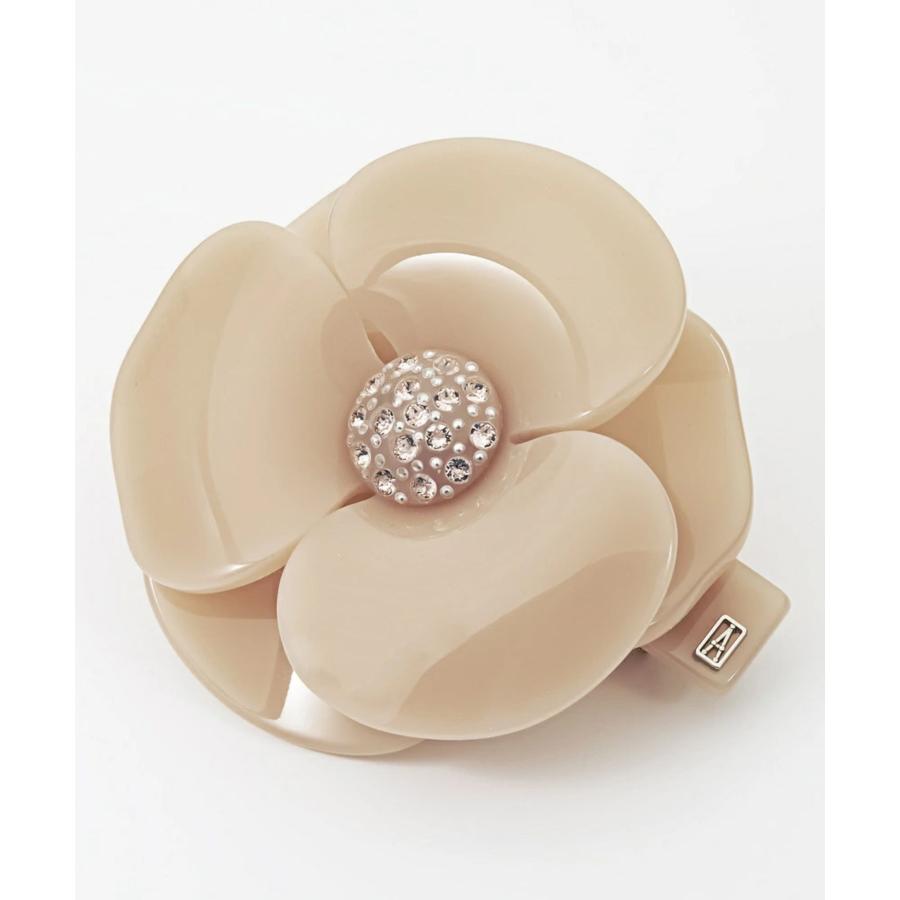 【新品未使用品】アレキサンドルドュパリ　カメリアバレッタ ピンク限定品 バレッタ (8 cm)｜ALEXANDRE DE PARIS（アレクサンドル ドゥ パリ）