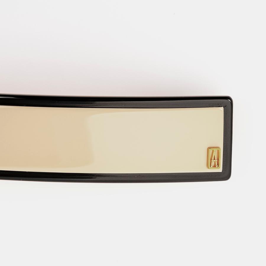アレクサンドル ドゥ パリ バレッタ ALEXANDRE DE PARIS AA8-14277-03 ヘアアクセサリー リズレ レディース ヘアクリップ ベーシック シンプル 8cm 爆買の画像