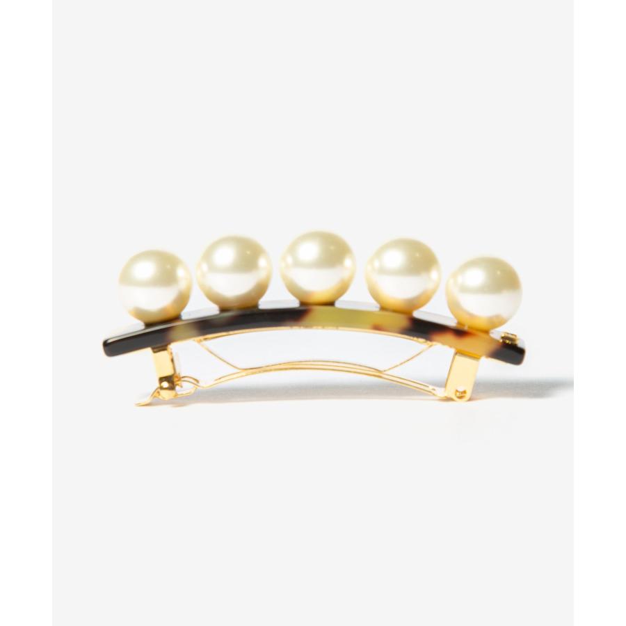 ALEXANDRE DE PARIS ヘアクリップ バレッタ パール Alexandre de Paris Oversize パール バレッタ (Alexandre de Paris