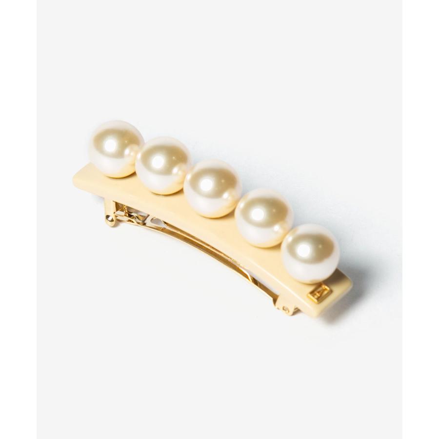 アレクサンドルドゥパリ　バレッタ　ヘアクリップ　ゴールド　パール ALEXANDRE DE PARIS（アレクサンドル ドゥ パリ） ALEXANDRE DE PARIS