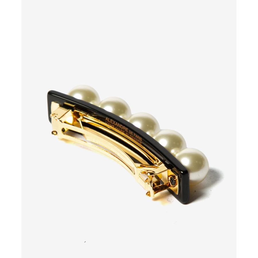 ALEXANDRE DE PARIS バレッタ パール バレッタ (6 cm)｜ALEXANDRE DE PARIS（アレクサンドル ドゥ パリ）