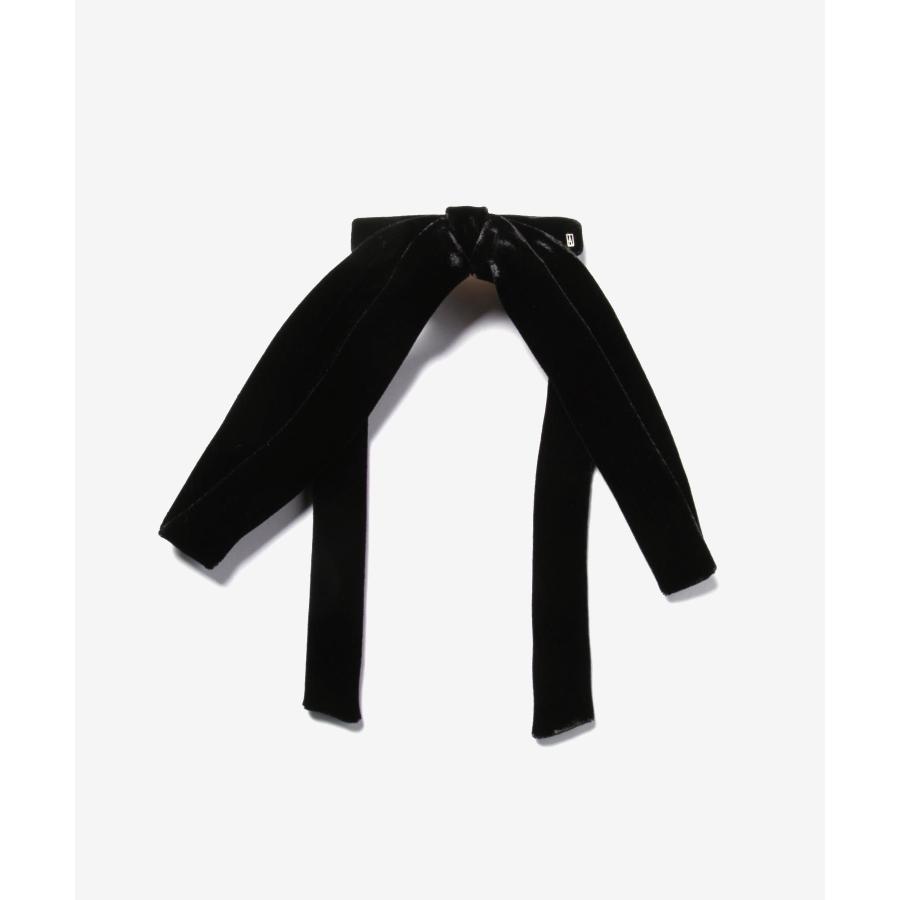 アレクサンドゥルドゥパリ 黒 ベルベットリボン バレッタ ALEXANDRE DE PARIS（アレクサンドル ドゥ パリ） ALEXANDRE DE PARIS