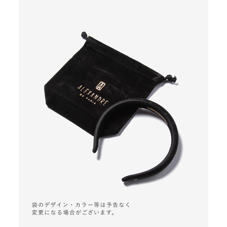 定番　アレクサンドルドゥパリ TIMELESS カチューシャ　【保管袋付】 ALEXANDRE DE PARIS（アレクサンドル ドゥ パリ） ALEXANDRE DE PARIS