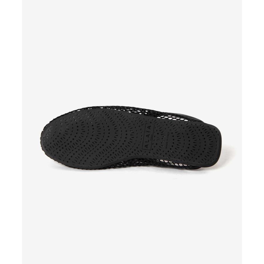 ALAIA（アライア） ALAIA MULES FLAT MULES in FISHNET フィッシュ