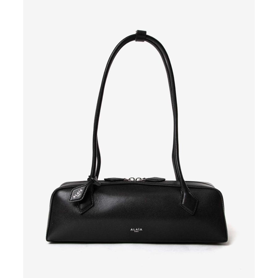 ALAIA イタリア製 トートバッグ レザー エナメル スエード ブラック ALAIA（アライア） ALAIA LE TECKEL ル テケル MEDIUM GOAT LEATHER