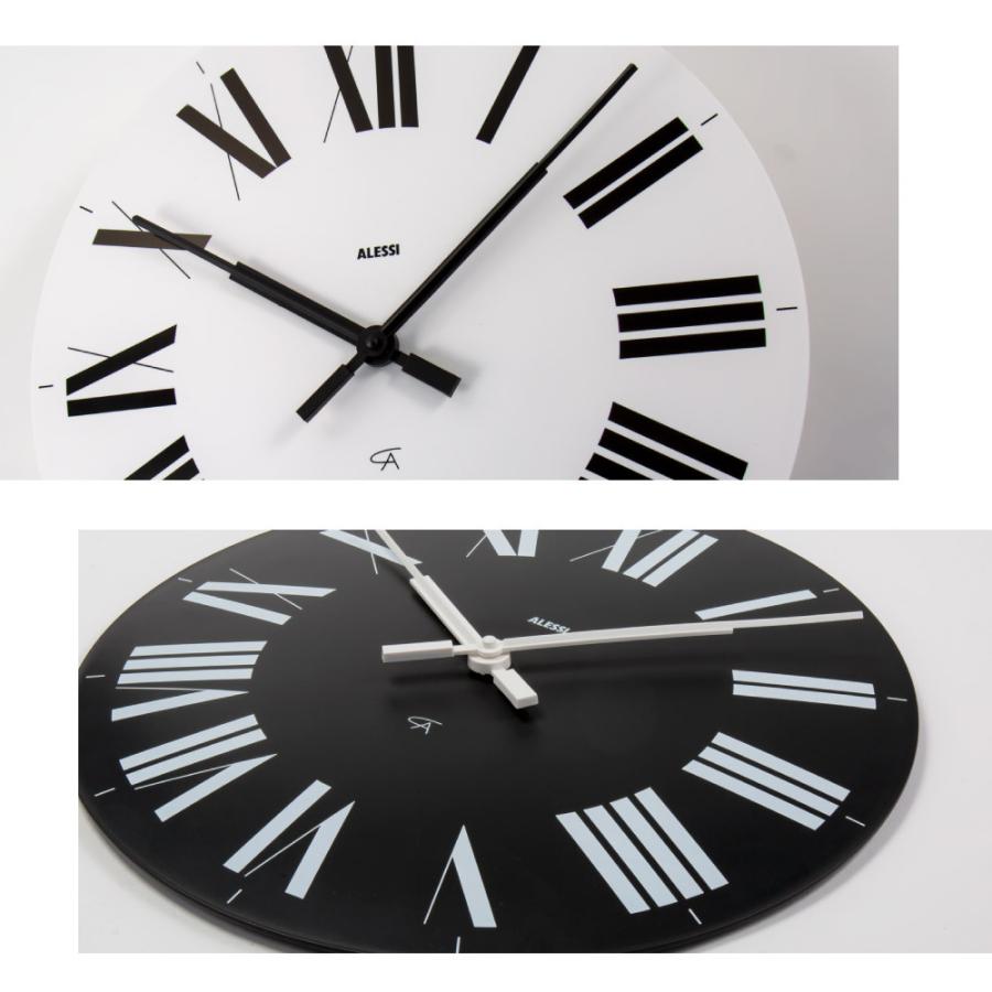 アレッシィ ALESSI FIRENZE 掛け時計 メンズ レディース 時計 フィレンツェ インテリア ウォールクロック 壁掛け時計 デザイン雑貨  イタリア クォーツ 黒