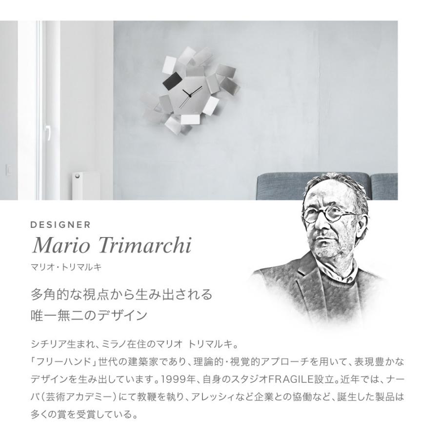 ALESSI アレッシィ LA STANZA DELLO SCIR 掛け時計 シルバー