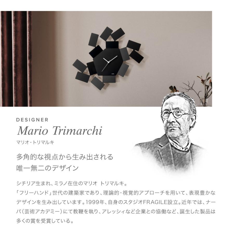 ALESSI（アレッシィ） ALESSI LA STANZA DELLO SCIR 掛け時計 ブラック
