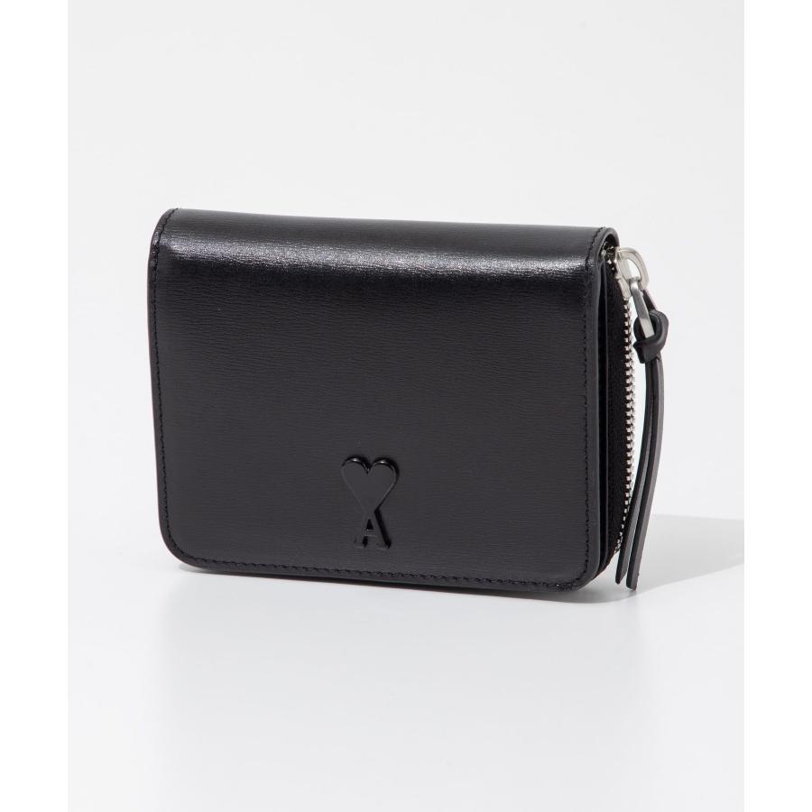 アミ パリス AMI PARIS USL011.830 二つ折り財布 ADC COMPACT WALLET メンズ 財布 ロゴ レザー 折りたたみ財布 本革 ミニ財布 爆買 |  | 02