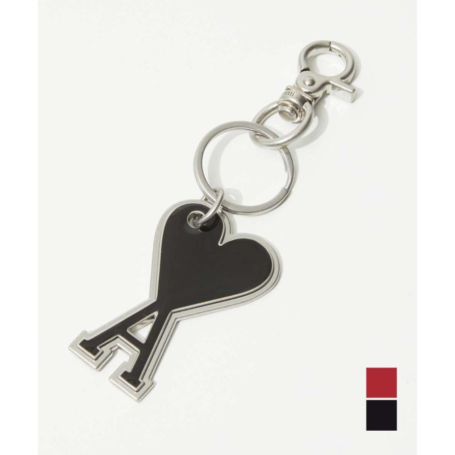 アミ パリス AMI PARIS UKR906.363 キーリング AMI DE COEUR KEYRING レディース ハートロゴ コンパクト キーホルダー バッグチャーム メタル 爆買 | 