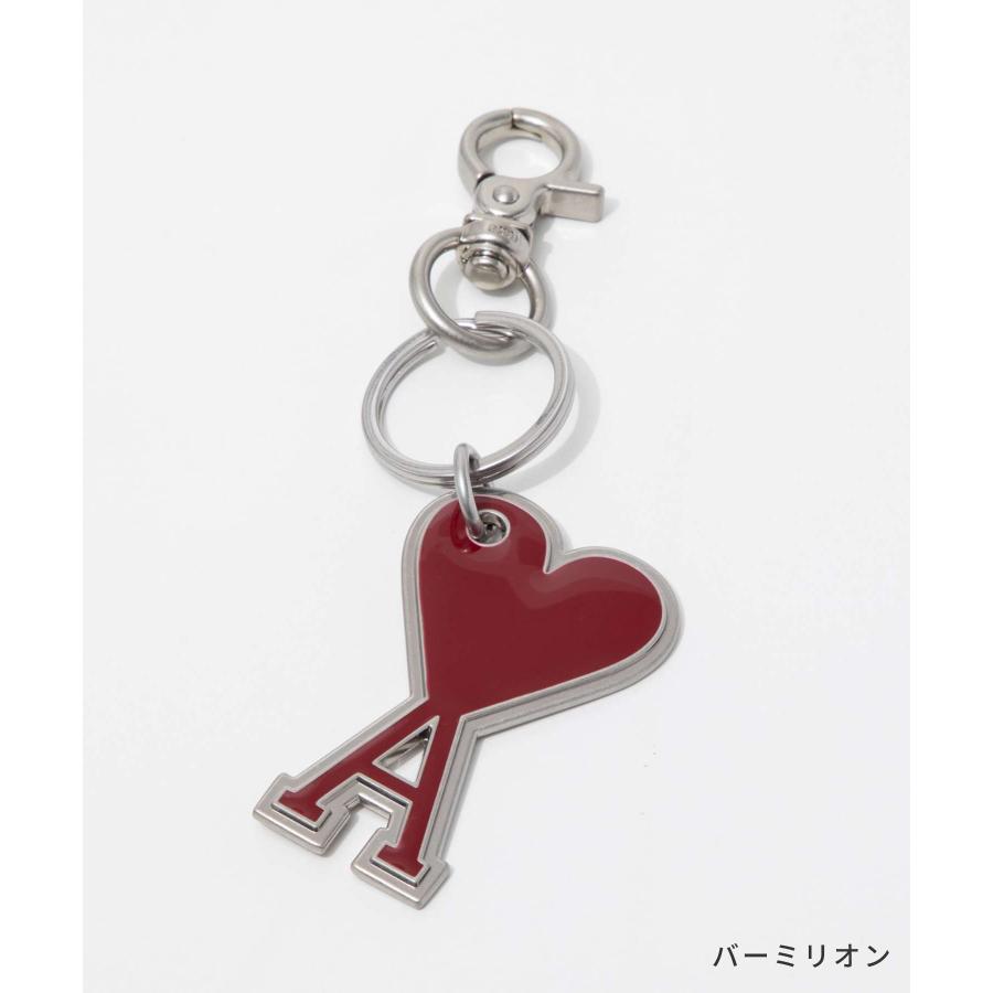 アミ パリス AMI PARIS UKR906.363 キーリング AMI DE COEUR KEYRING レディース ハートロゴ コンパクト キーホルダー バッグチャーム メタル 爆買 |  | 04