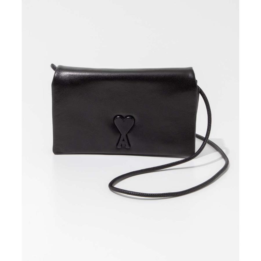 アミ パリス AMI PARIS ULL164.AL0052 ショルダーバッグ WALLET STRAP VOULEZ VOUS メンズ バッグ クロスボディ ウォレット ストラップ ハートロゴ レザ 爆買 | 