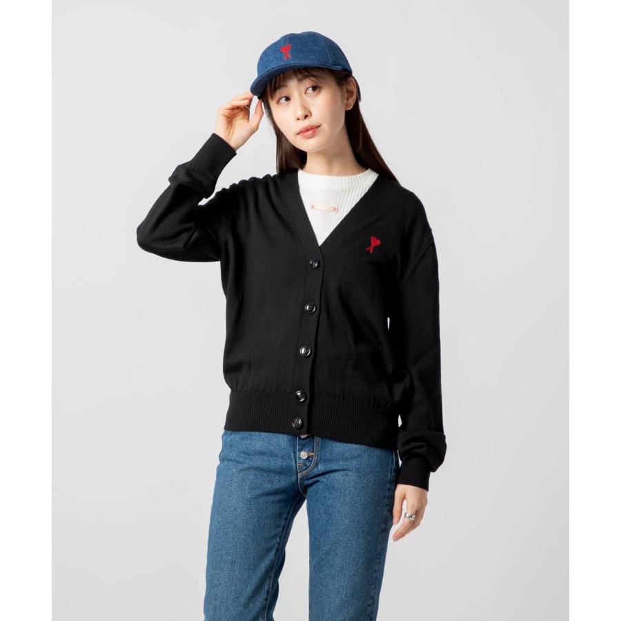 アミ パリス AMI PARIS BFFKC111.KN0025 カーディガン RED ADC CARDIGAN レディース トップス 長袖 Vネック ロゴ刺繍 爆買 |  | 07