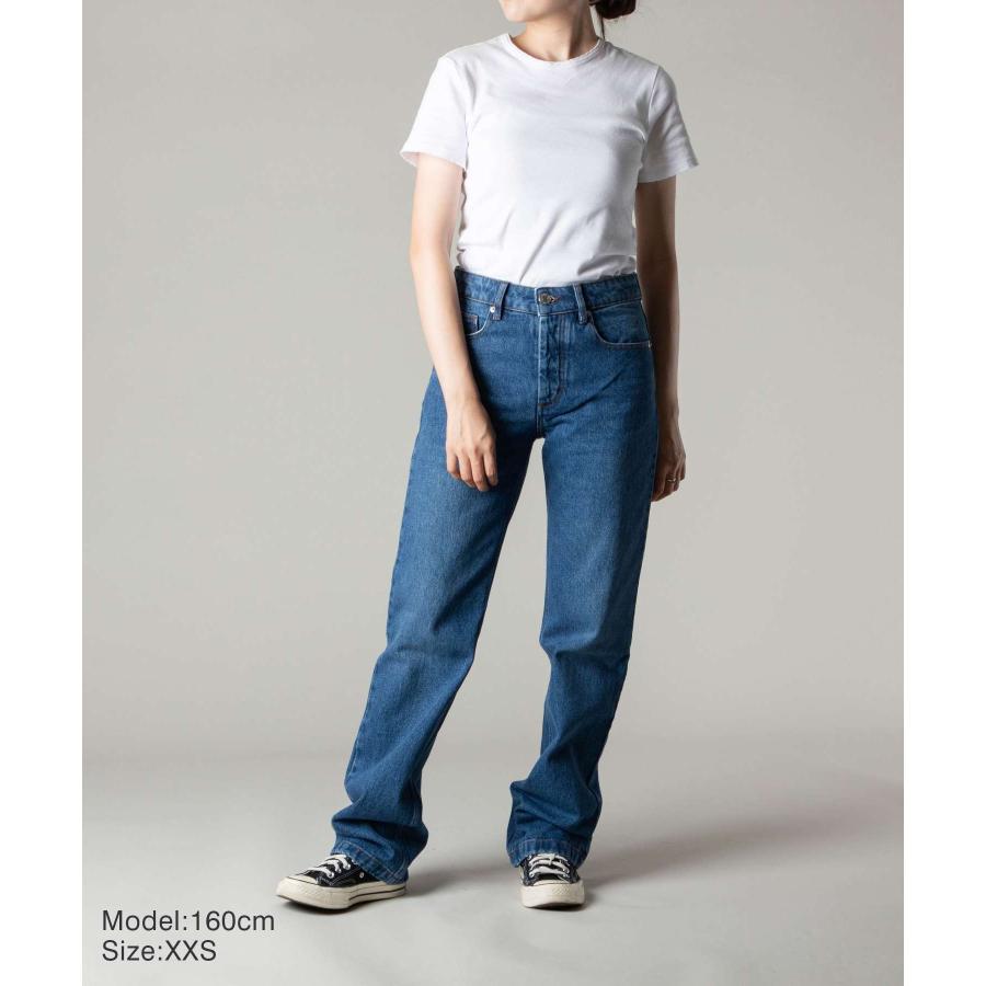 AMI PARIS｜アミパリ ストレートフィット レディース デニム AMI Alexandre Mattiussi ALEXANDRE MATTIUSSI アミ パリス