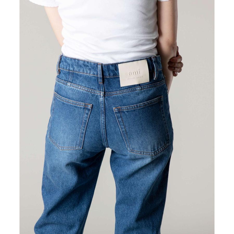 アミ パリス AMI PARIS UTR500.DE0025 パンツ STRAIGHT FIT JEANS レディース ボトムス ストレートフィットジーンズ デニムパンツ コットン カジュアル 爆買 |  | 05