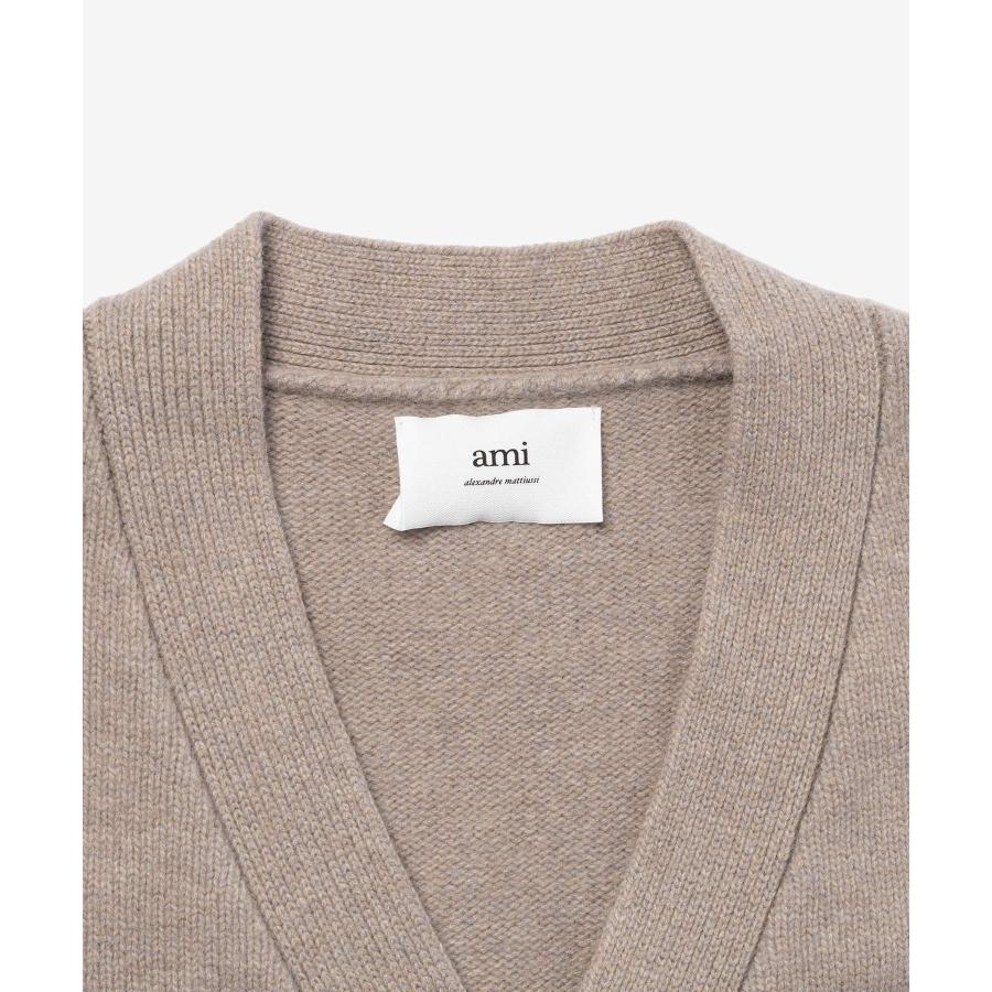 アミ パリス AMI PARIS MATIS WOOL CASHMERE CARDIGAN マティス ウール カシミヤ カーディガン UKC110.KN0028 レディース トップス |  | 03
