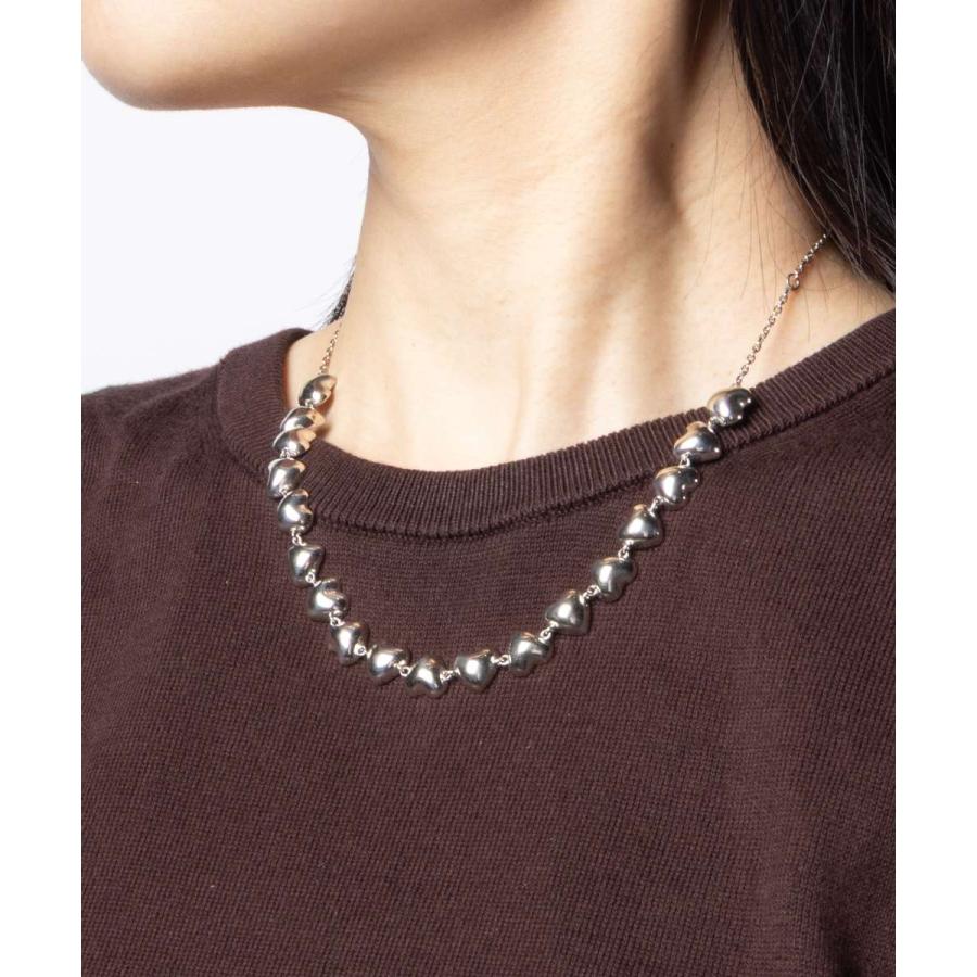 アミ パリス AMI PARIS METAL HEART CHOKER メタル ハート チョーカー UJW982.362 ネックレス レディース アクセサリー シルバー | 