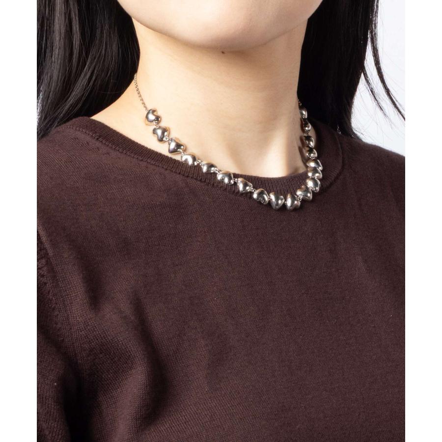 アミ パリス AMI PARIS METAL HEART CHOKER メタル ハート チョーカー UJW982.362 ネックレス レディース アクセサリー シルバー |  | 08
