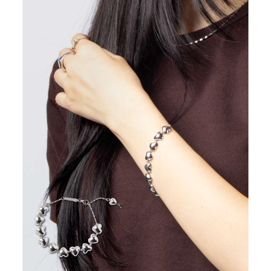 アミ パリス AMI PARIS METAL HEARTS BRACELET メタル ハート ブレスレット UJW983.362 レディース アクセサリー シルバー | 