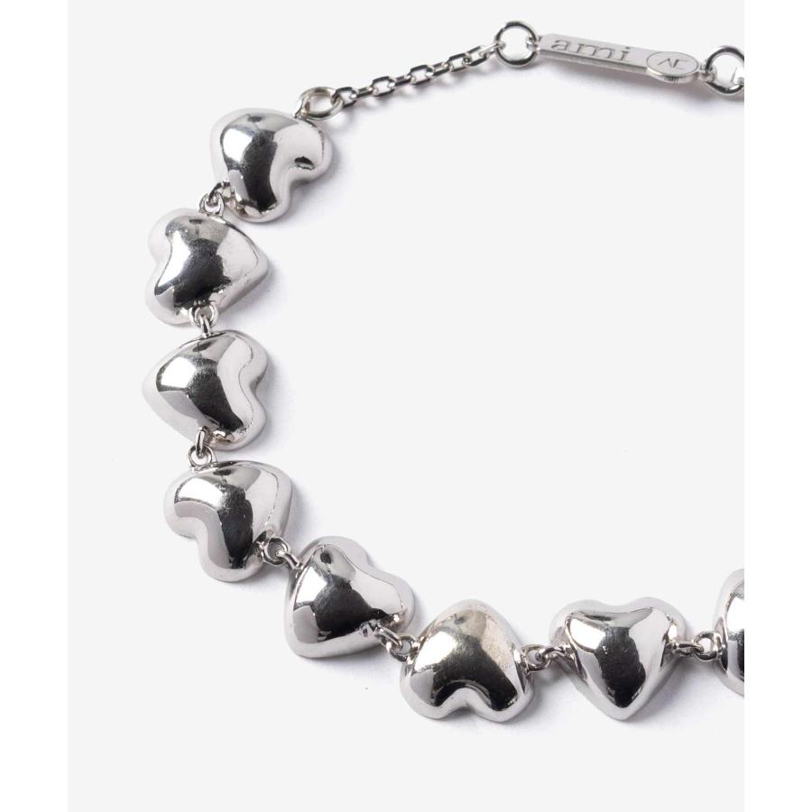 アミ パリス AMI PARIS METAL HEARTS BRACELET メタル ハート ブレスレット UJW983.362 レディース アクセサリー シルバー |  | 04