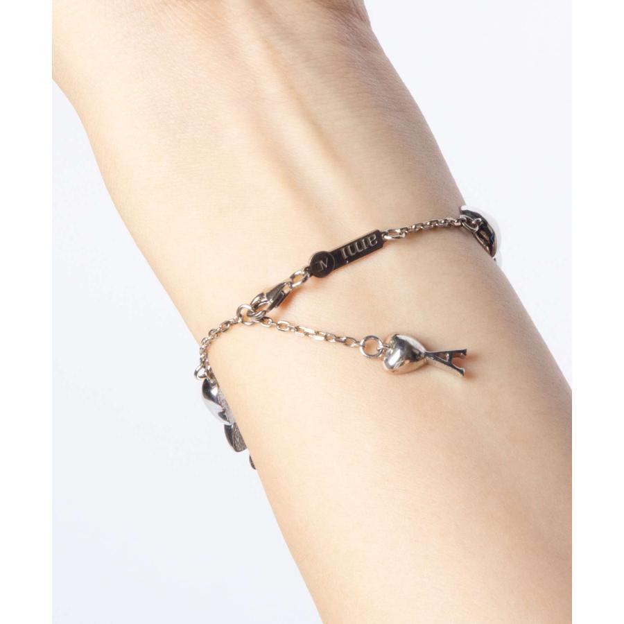 アミ パリス AMI PARIS METAL HEARTS BRACELET メタル ハート ブレスレット UJW983.362 レディース アクセサリー シルバー |  | 08
