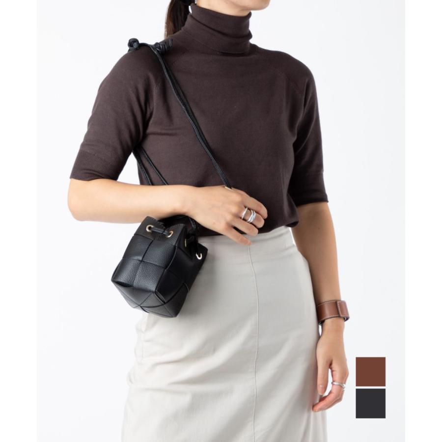 アンドレアカルドネ Andrea Cardone 1679 ショルダーバッグ レディース バッグ ミニバッグ レザー イントレチャート 肩掛け ポーチ 鞄 爆買 | andrea cardone