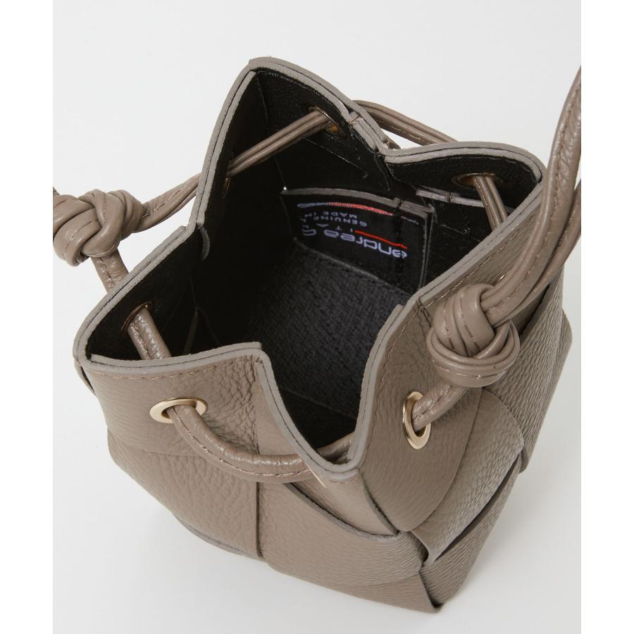 アンドレアカルドネ Andrea Cardone 1679 ショルダーバッグ レディース バッグ ミニバッグ レザー イントレチャート 肩掛け ポーチ 鞄 爆買 | andrea cardone | 16