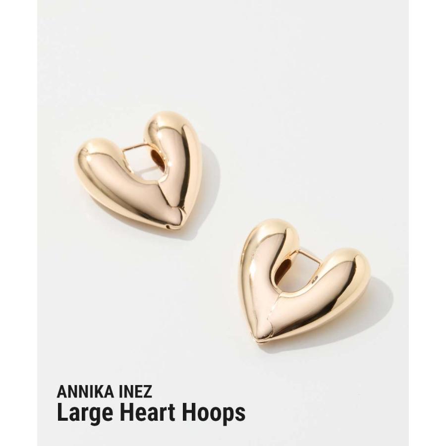 ANNIKA INEZ ハートフープピアス　ラージサイズ ANNIKA INEZ（アニカイネズ） ANNIKA INEZ Large Heart Hoops ラージ