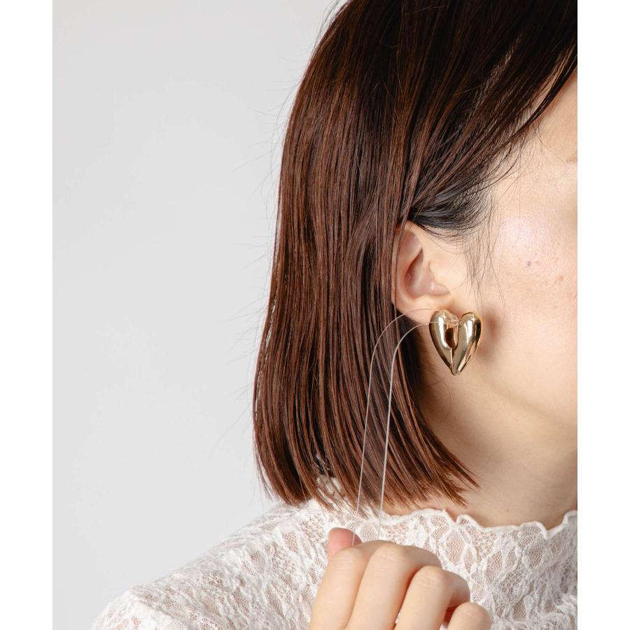 ANNIKA INEZ ハート型ピアス　ラージサイズ ANNIKA INEZ（アニカイネズ） ANNIKA INEZ Large Heart Hoops ラージ